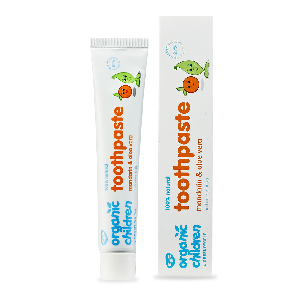 Green People Organic Children Mandarin &amp; Aloe Vera Toothpaste