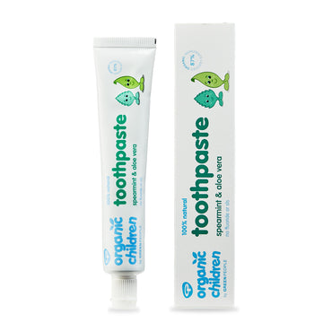 Green People Organic Children Toothpaste - Spearmint &amp; Aloe Vera