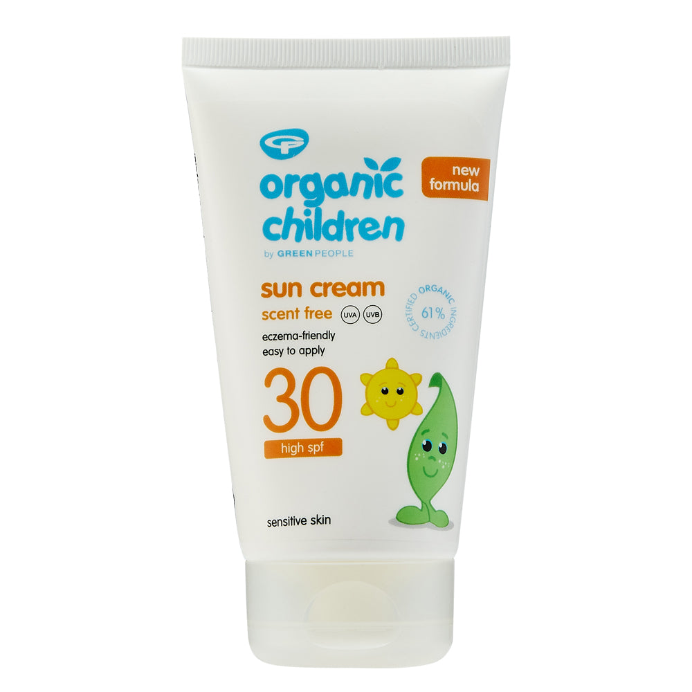 Green People Organic Children Scent Free Sun Cream SPF30