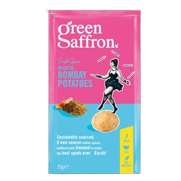 Green Saffron Bombay Potatoes Spice Blend - 25g