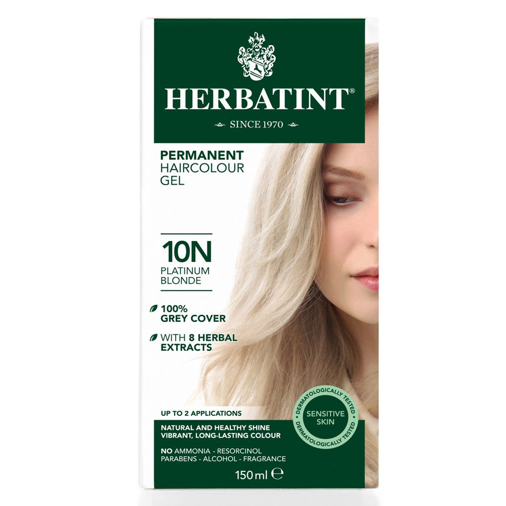 Herbatint Permanent Hair Colour Gel - 10N Platinum Blonde