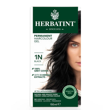 Herbatint Permanent Hair Colour Gel - 1N Black