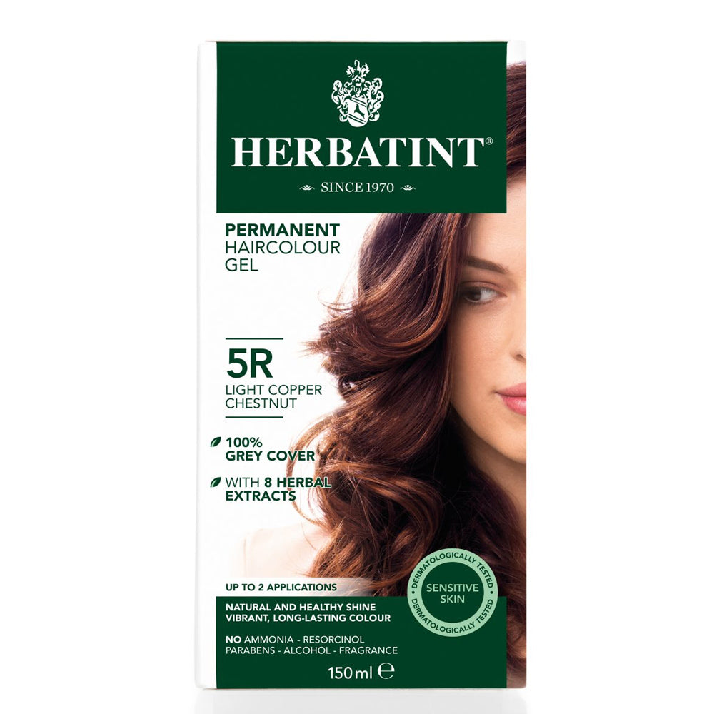 Herbatint Permanent Hair Colour Gel - 5R Light Copper Chestnut