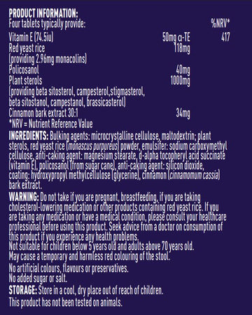 Higher Nature Red Sterol Complex Label