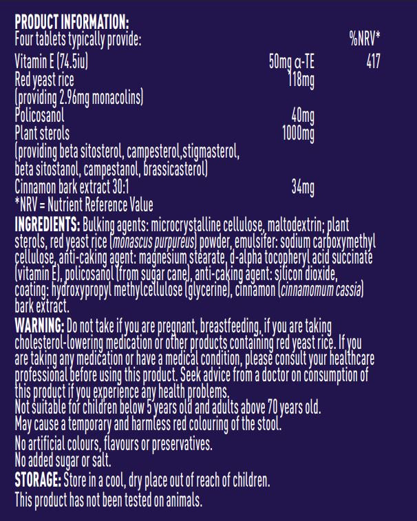 Higher Nature Red Sterol Complex Label