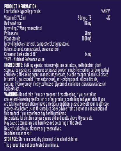 Higher Nature Red Sterol Complex Label