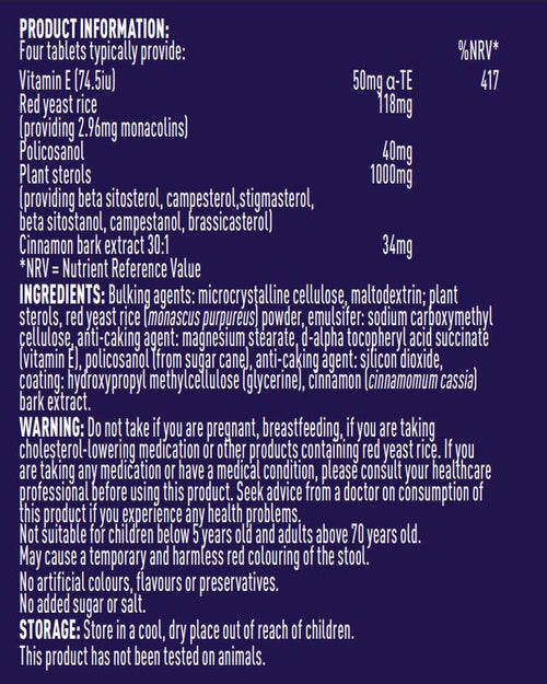 Higher Nature Red Sterol Complex Label
