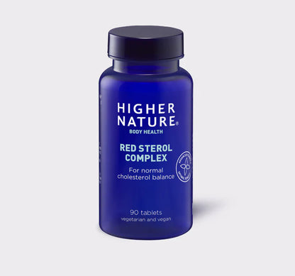Higher Nature Red Sterol Complex 90 tablets bottle