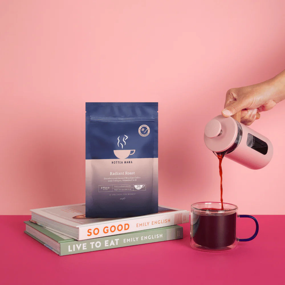 HotTea Mama Radiant Roast Decaf Coffee With Collagen