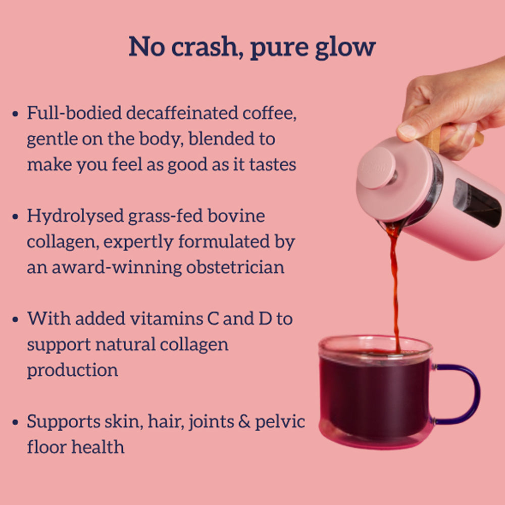 HotTea Mama Radiant Roast Decaf Coffee With Collagen