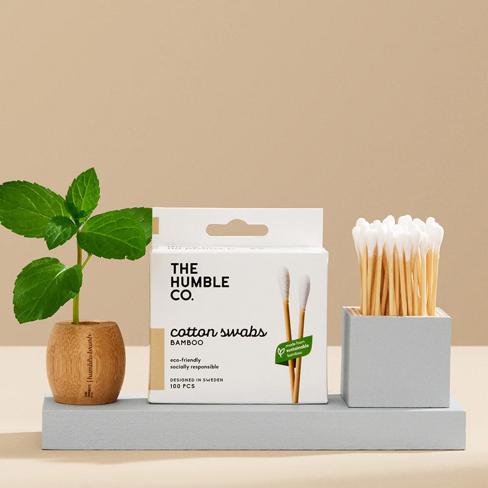 The Humble Co. Natural Cotton Swabs - Bamboo