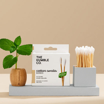 The Humble Co. Natural Cotton Swabs - Bamboo