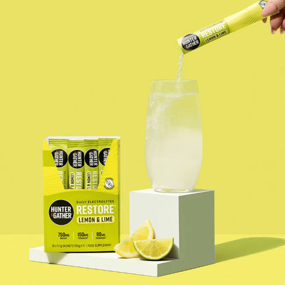Hunter &amp; Gather Daily Electrolytes Restore Lemon &amp; Lime