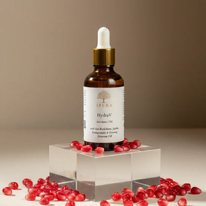 Ipera Hydra V Intimacy Oil bottle.