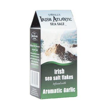 Irish Atlantic Sea Salt Flakes With Garlic 110g