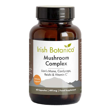 Irish Botanica Mushroom Complex 60 capsules bottle