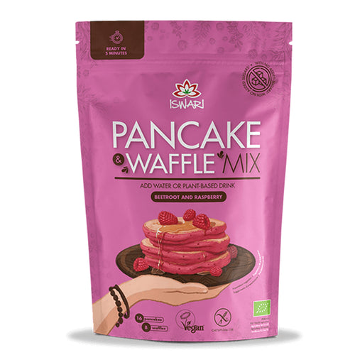 Iswari Pancake &amp; Waffle Mix - Beetroot &amp; Raspberry