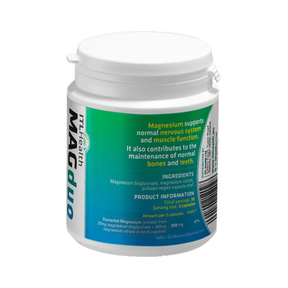 ITL MAGduo - Magnesium Bisglycinate &amp; Citrate Blend