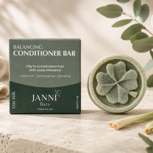 Janni Balancing Conditioner Bar packaging