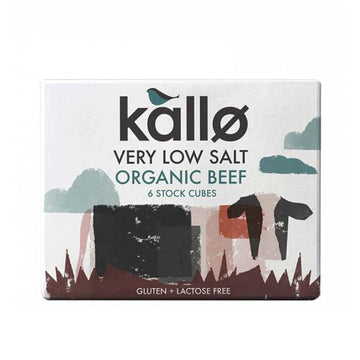 Kallo Organic Low Salt Beef Stock Cubes