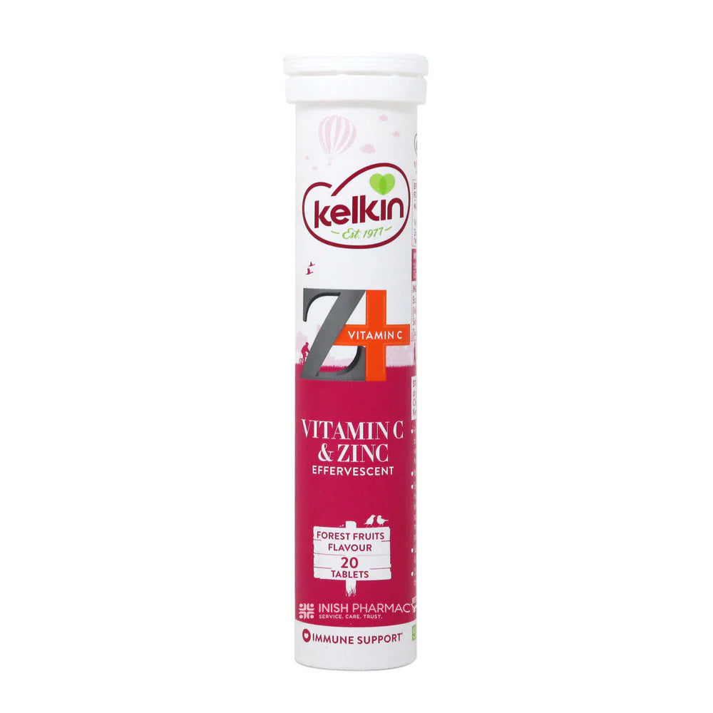 Kelkin Effervescent Vitamin C &amp; Zinc Forest Fruits