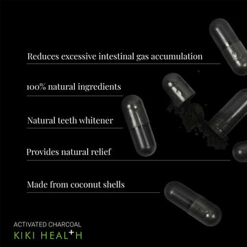 Kiki Health Activated Charcoal Capsules