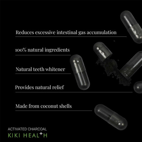 Kiki Health Activated Charcoal Capsules