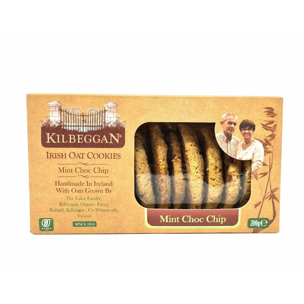 Kilbeggan Irish Oat Cookies - Mint Choc Chip