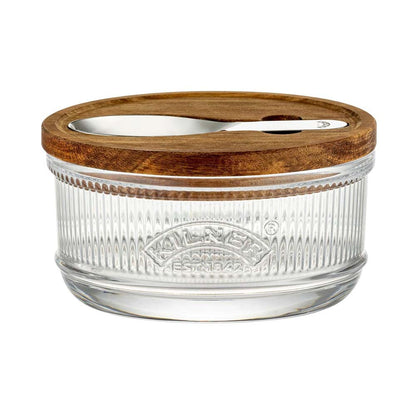 Kilner salt pot with spoon