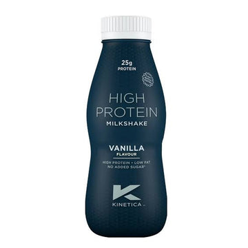 bottle of Kinetica High Protein Milkshake - Vanilla