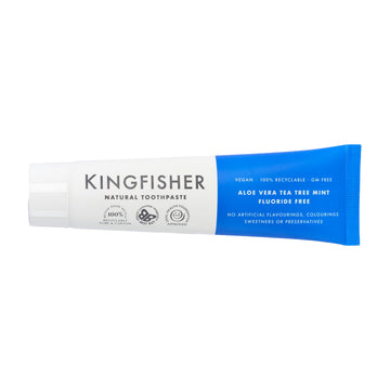 Kingfisher Aloe Vera, Tea Tree, Mint Fluoride Free Toothpaste