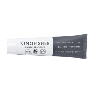 Kingfisher Charcoal Fluoride Free Toothpaste