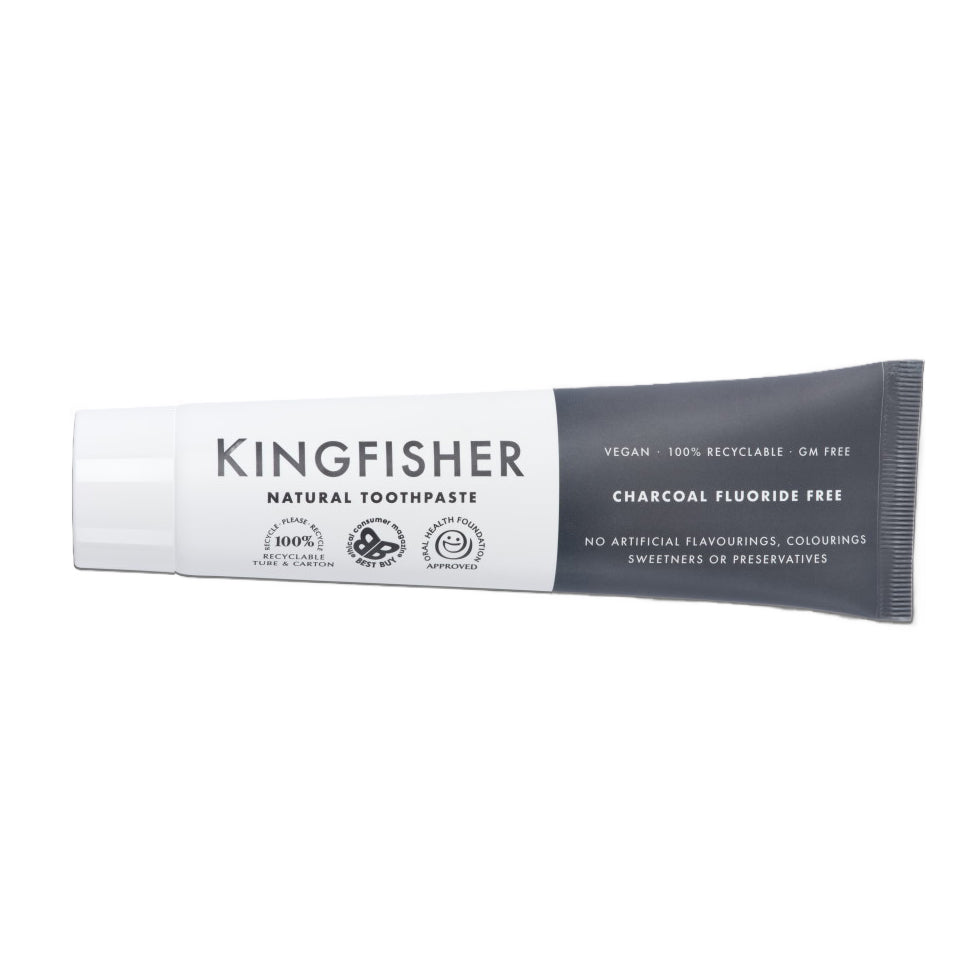 Kingfisher Charcoal Fluoride Free Toothpaste