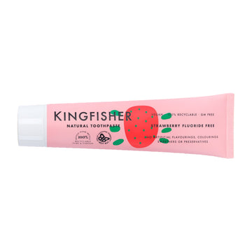 Kingfisher Strawberry Fluoride Free Toothpaste