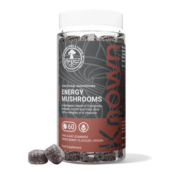 Known Nutrition Energy Mushrooms Vegan Gummies