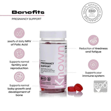 Known Nutrition Pregnancy Support Gummies - Vegan