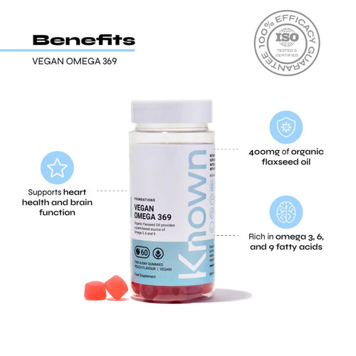 Known Nutrition Vegan Omega 369 Gummies