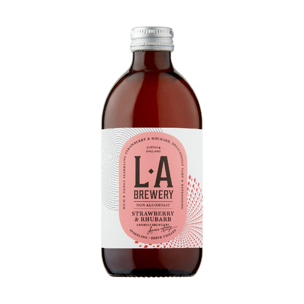 L.A Brewery Strawberry and Rhubarb Kombucha 330ml