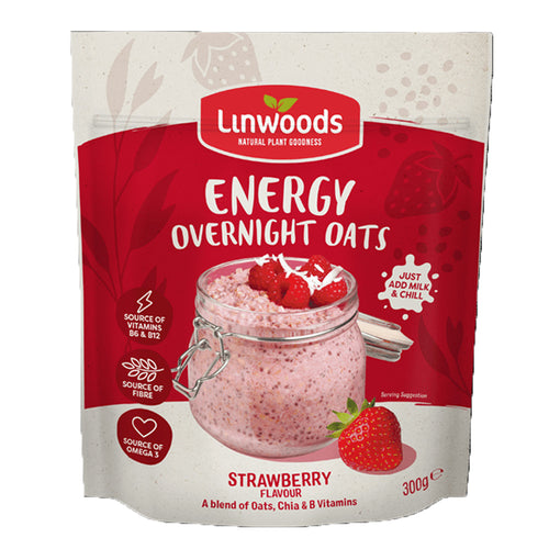Linwoods Strawberry Energy Overnight Oats 300g