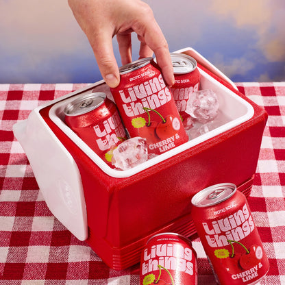 Living Things Cherry &amp; Lime All Natural Soda