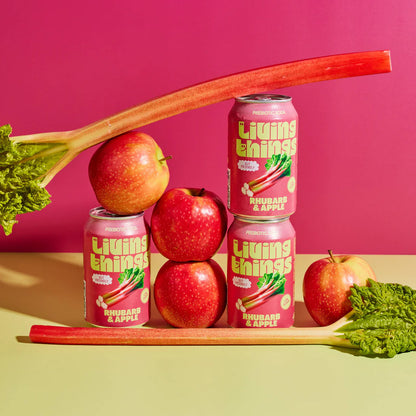 Living Things Rhubarb &amp; Apple Multipack
