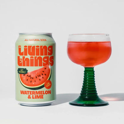 Living Things Watermelon &amp; Lime All Natural Soda