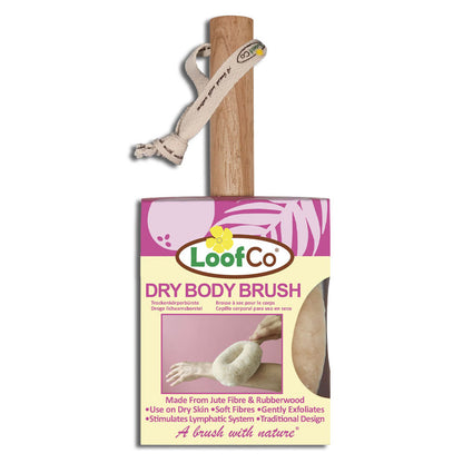 LoofCo dry body brush with packaging 