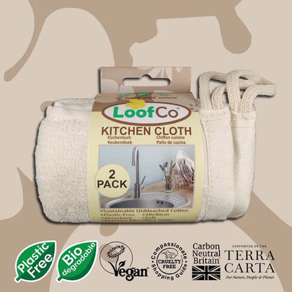 LoofCo Kitchen Cloth, 2 Pack