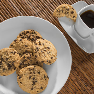 plate of Lovemore Gluten-Free Chocolate Chip Cookies