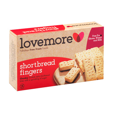 box of Lovemore Gluten-Free Shortbread Fingers