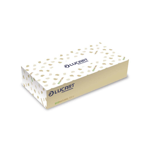 Lucart Professional EcoNatural 100 V Facial Tissues