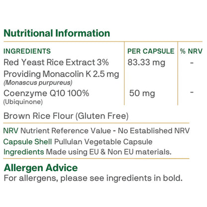 Macanta Red Yeast Rice with 50mg CoQ10
