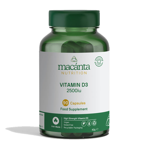 bottle of Macanta Vitamin D3 2500iu