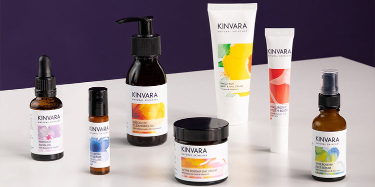 Kinvara Skincare product range